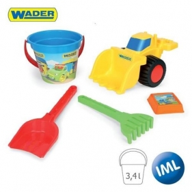 Kpl do piasku ze spychaczem - WADER