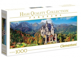 Clementoni, puzzle Panorama High Quality Collection 1000: Zamek Neuschwanst (39438) - Opracowanie zbiorowe