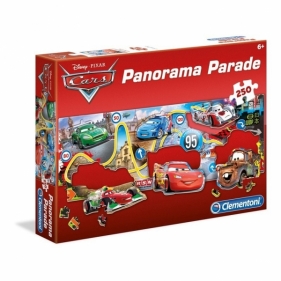 Puzzle Panorama Auta 250