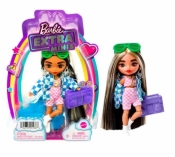 Lalka Barbie Extra Minis Kurtka w kratkę/Czarne włosy (HGP62/HGP64)