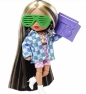 Lalka Barbie Extra Minis Kurtka w kratkę/Czarne włosy (HGP62/HGP64)