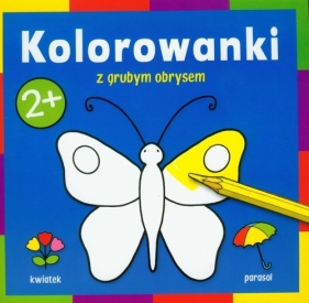 Kolorowanka z grubym obrysem Na dworze - Sobich Agnieszka