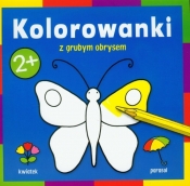 Kolorowanka z grubym obrysem Na dworze