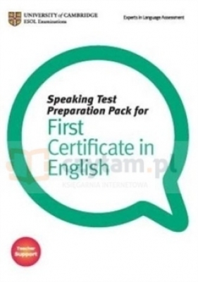 FCE Speaking Test Preparation Pack PB with DVD - Corporate Author Cambridge ESOL