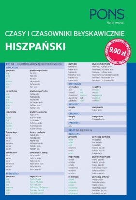 Czasy i czasowniki błyskawicznie MINI hiszpańskie