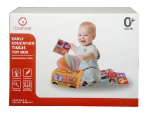 <img src='https://webimage.pl/pics/388/8/d5902496208388.png' style='height:440px' /> Zabawka dla malucha - materiałowe pudełko z chusteczkami do wyciągania