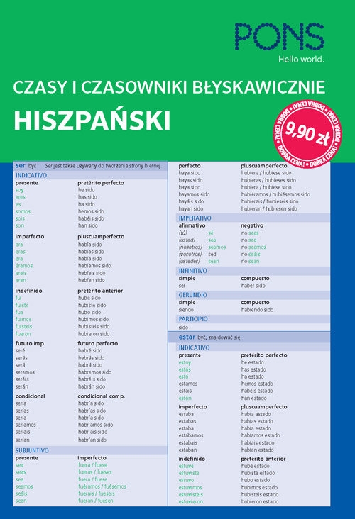 Czasy i czasowniki błyskawicznie MINI hiszpańskie