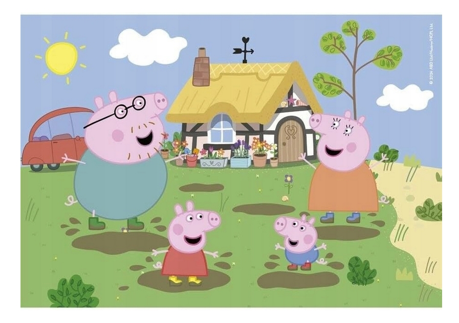 Puzzle 30 Super Kolor Peppa Pig