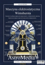 Maszyna elektrostatyczna Wimshurst do samodziedzielnego montazu