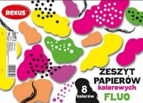 Wycinanka kredowa fluo A5/8K (5szt)