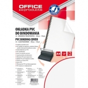 Okładki do bindowania OFFICE PRODUCTS, PVC, A4, 150mikr., 100szt., transparentne20221515-90