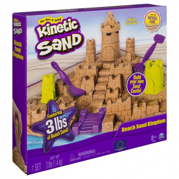 Piasek Kinetyczny Od Jakiego Wieku Piasek kinetyczny KINETIC SAND Zamek na plaży, zestaw (6044143) od 3