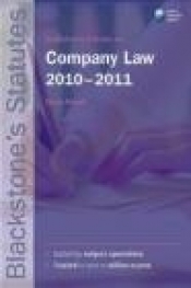 Blackstone's Statutes on Company Law 2010-2011 14e