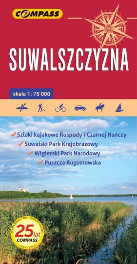 Suwalszczyzna Mapa turystyczna 1:75 000