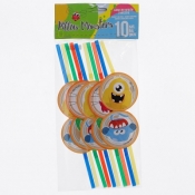 Słomka Arpex Pillow Monsters 10 sztuk 10 szt (DC5389)