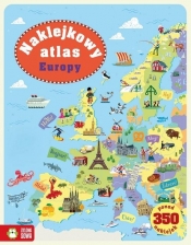 Naklejkowy atlas Europy - Melmoth Jonathan