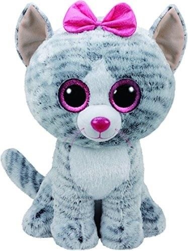 Maskotka Beanie Boos Kiki - Szary Kot 42 cm (TY 36838)