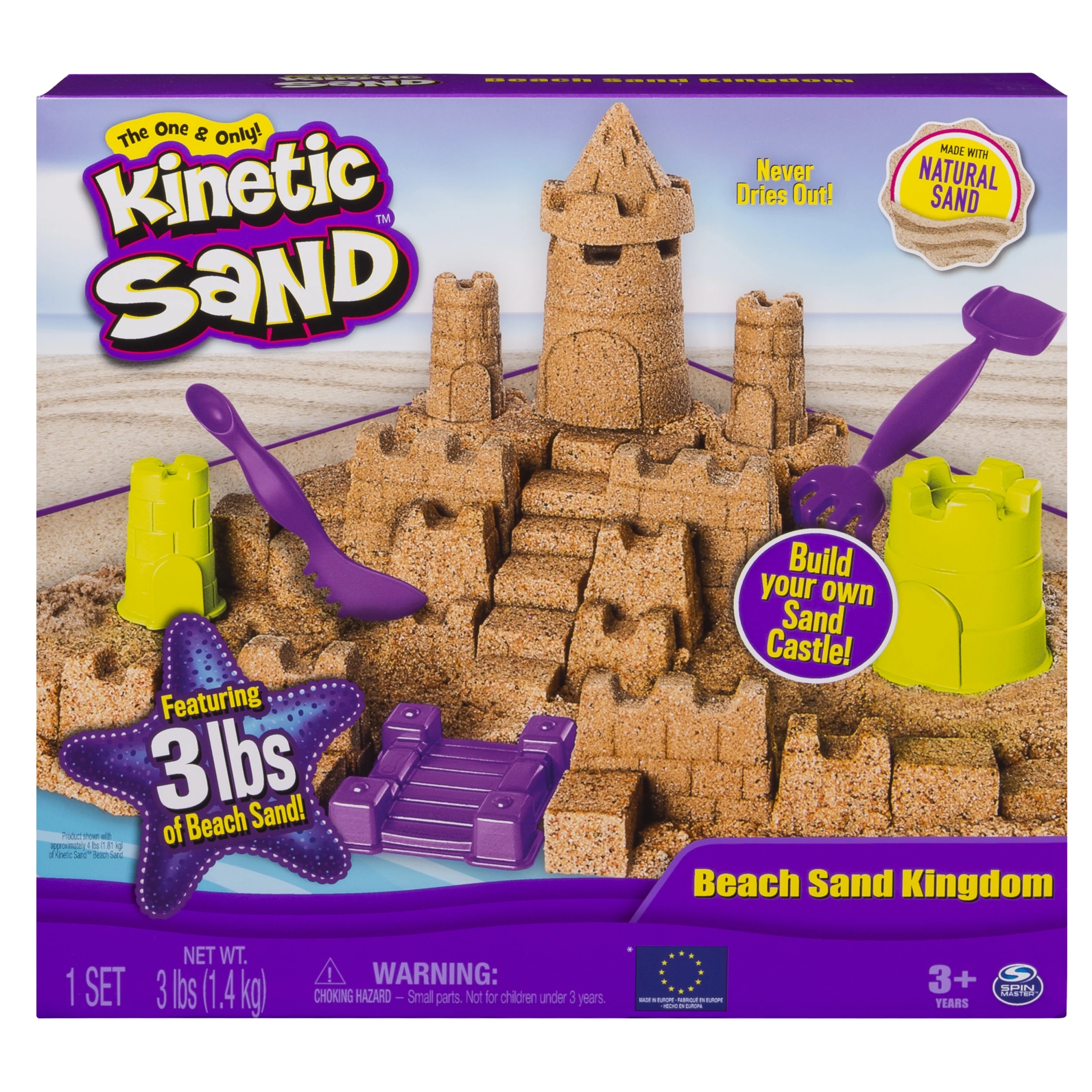 Kinetic Sand: Piasek kinetyczny - Zamek na plaży (6044143)