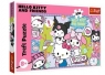 <img src='https://webimage.pl/pics/390/0/d5900511230390.jpg' width='400' height='288'> Puzzle 300 Szalone trio Hello Kitty TREFL
