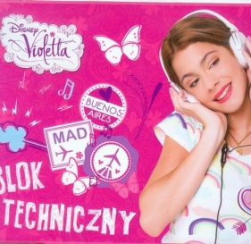 Blok techniczny A4 Disney Violetta 10 kartek