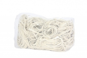 Gumki recepturki 60x1,5x1,5 białe 1kg