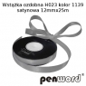 Wstążka satynowa szara H024 kol.1139 25mmx25m