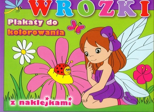 Plakaty z naklejkami do kolorowania Wróżki