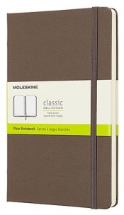 Notes Classic L 13x21cm gładki 240K TW brązowy