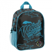 Plecak przedszkolny Maui and Sons czarno-niebieski (MAUM-303)