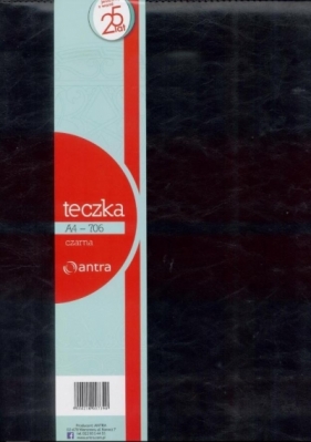 Teczka A4 706 czarna ANTRA