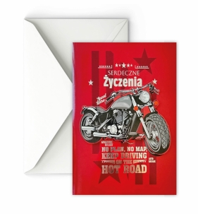 Karnet A5 grający Serdeczne życzenia