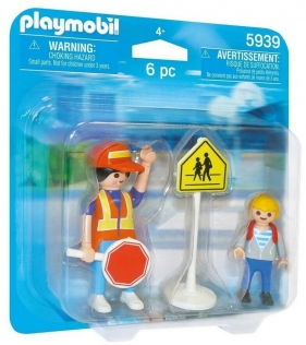  Playmobil DuoPack: Opiekun dzieci przy przejściu dla dzieci (5939)Wiek: