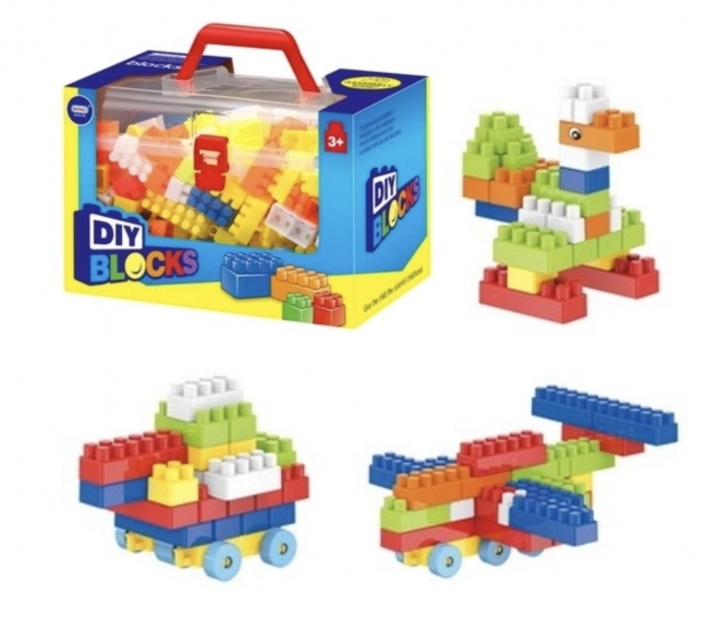 Klocki konstrukcyjne w walizce 220el