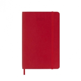 Kalendarz 2025 tygodniowy P BR scarlet red