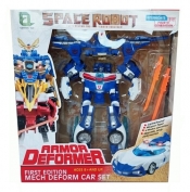 Space Robot transformujący w karetkę 25cm