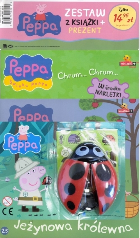 Świnka Peppa Malowany świat /Jeżynowa królewna + Biedronka z lupą - <br />