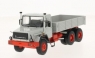 Magirus 290 D Flatbed Platform Trailer (grey/red) (GXP-579456)