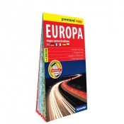 Europa - mapa samochodowa w kartonowej oprawie 1:4 000 000 - Opracowanie zbiorowe
