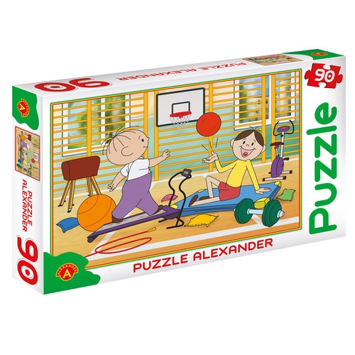 Puzzle 90 Bolek i Lolek sala gimnastyczna (0639)