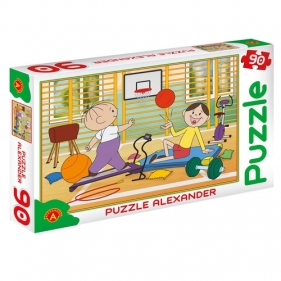 Puzzle 90 Bolek i Lolek sala gimnastyczna (0639)