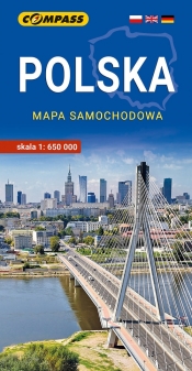 Polska - mapa samochodowa - Opracowanie zbiorowe