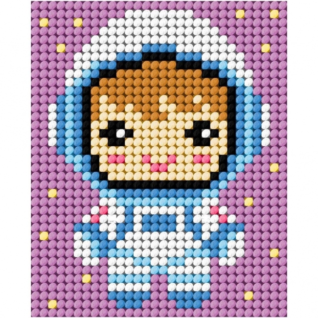 <img src='https://webimage.pl/pics/391/8/d5902067338391.jpg' style='height:440px' /> Haft. Moje pierwsze wyszywanie - Kosmonauta