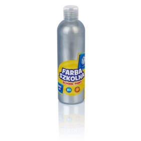 Farba szkolna Astra, 250 ml - metaliczna srebrna (301217034)