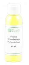 Perłowa farba akrylowa, 60 ml - yellow (DPFP-001)