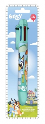 Długopis 6 kolorów Bluey