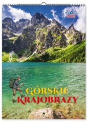 Kalendarz 2027 A4 ścienny na spirali - górskie krajobrazy