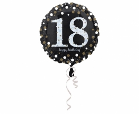 Balon foliowy 18 urodziny okrągły 43cm