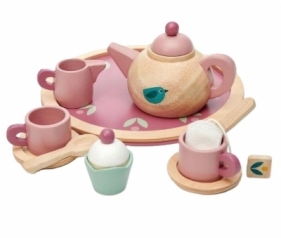 Serwis do herbaty drewniany Mini Chef