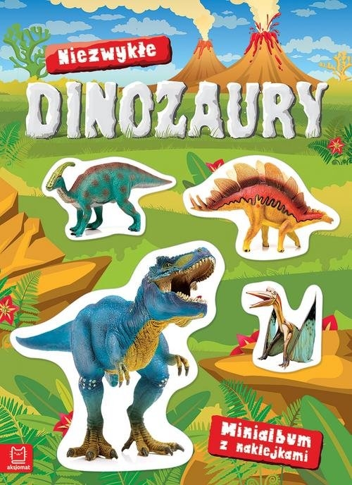 Minialbum z naklejkami Niezwykłe dinozaury