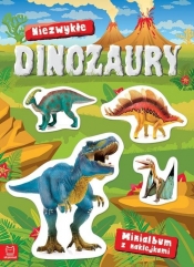 Minialbum z naklejkami Niezwykłe dinozaury